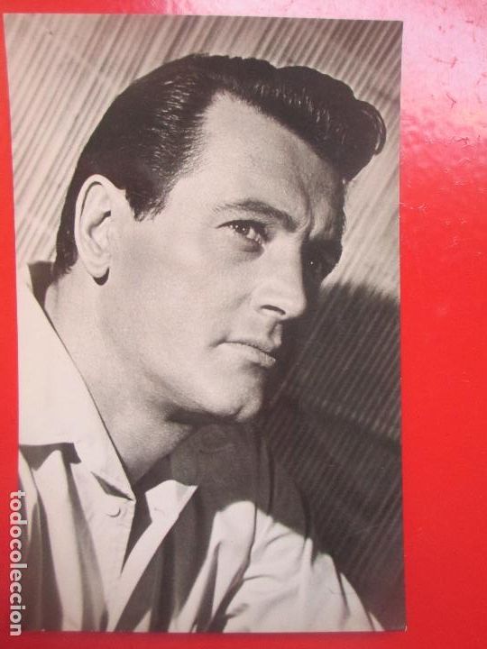 Cine: POSTAL ACTOR ARTISTA CINE ROCK HUDSON CONFIDENCIAS DE MEDIANOCHE PA16