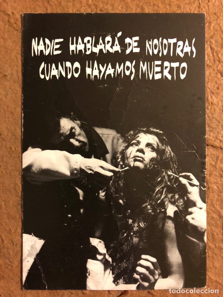 Cine: VICTORIA ABRIL EN NADIE HABLAR&Aacute; DE NOSOTRAS CUANDO HAYAMOS MUERTO. 1995. POSTAL SIN CIRCULAR PROMOCI