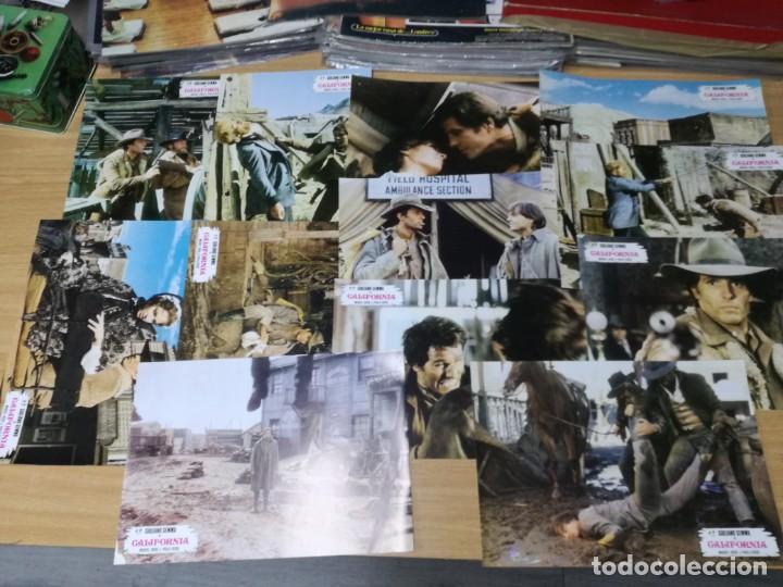 Cine: CALIFORNIA .GIULIANO GEMMA SET COMPLETO12 FOTOCROMOS ORIGINALES.MIGUEL BOSE
