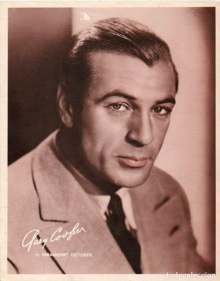 Cine: Fotograf&iacute;a Original Gary Cooper in Paramount Pictures Made in U.S.A.