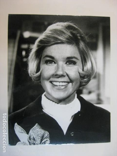 Cine: doris day - foto b/n original - portrait retrato film scene