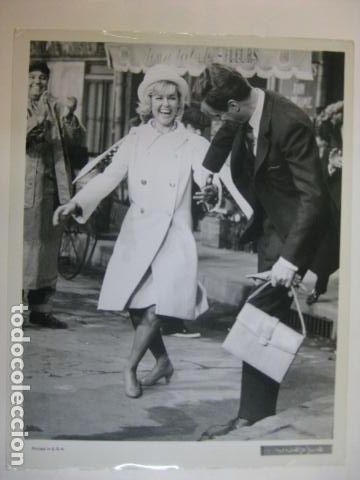 Cine: doris day - foto b/n original - film scene