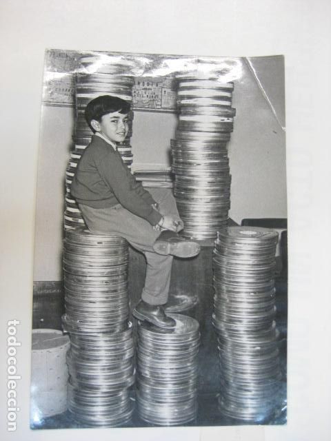 Cine: joselito - foto original b/n - bobinas cine - saeta  12x18cm