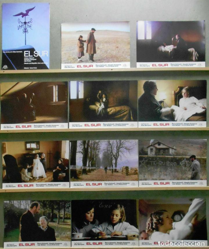 Cin&eacute;ma: 3SCDO 008 EL SUR VICTOR ERICE SET COMPLETO 12 FOTOCROMOS ORIGINAL ESTRENO