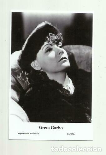 Cine: GRETA GARBO - Film star Pin Up PHOTO postcard - Publisher Swiftsure Postcards 2000