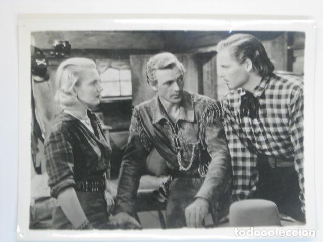 Cine: buffalo bill - foto b/n original - gary cooper jean arthur James Ellison The Plainsman