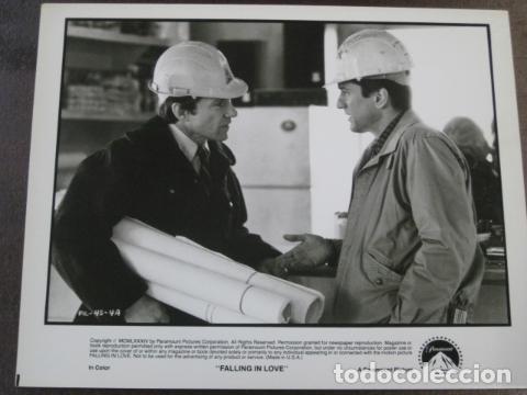 Cine: falling in love - foto b/n original - robert de niro harvey keitel enamorarse