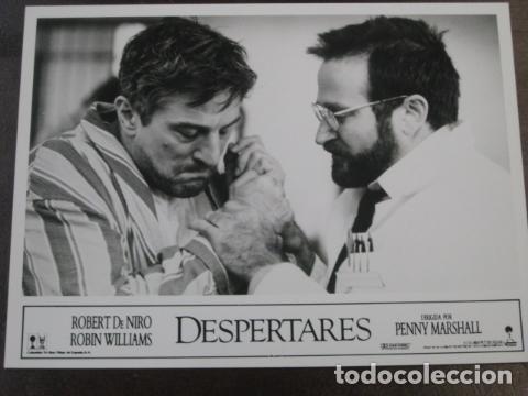 Cine: despertares - foto b/n original - robert de niro robin williams Awakenings