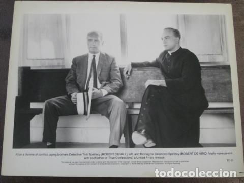 Cine: true confesions - foto b/n original - robert de niro robert duvall confesiones verdaderas