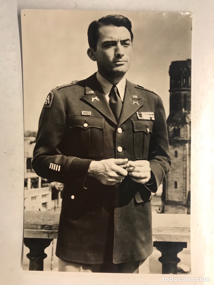 Cine: CINE. Actores y Actrices. Postal GREGORY PECK. En Decision a medianoche. Actor Estadounidense