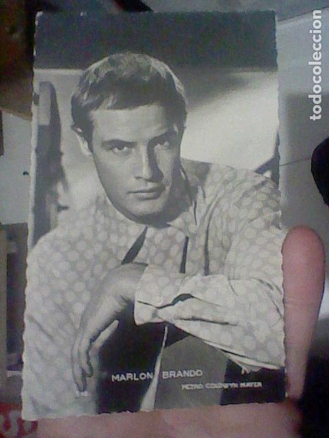 Cine: MARLON BRANDO MGM  S/C N&ordm; 22F TARJETA POSTAL ED EPI