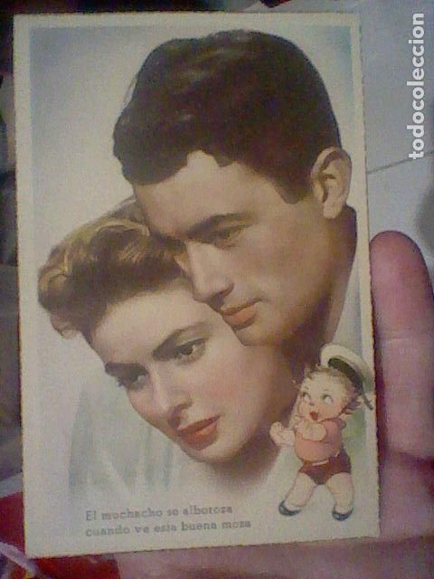 Cine: GREGORY PECK  FOTO POSTAL SERIE H