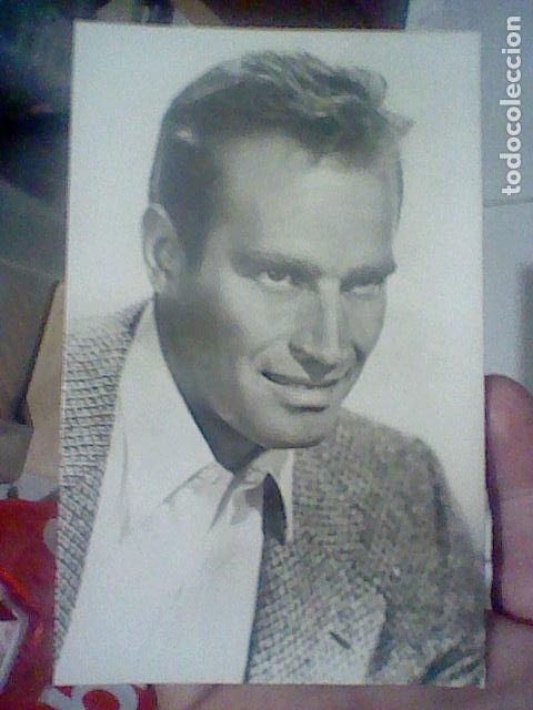 Cine: CHARLTON HESTON FOTO POSTAL N&ordm; 2634