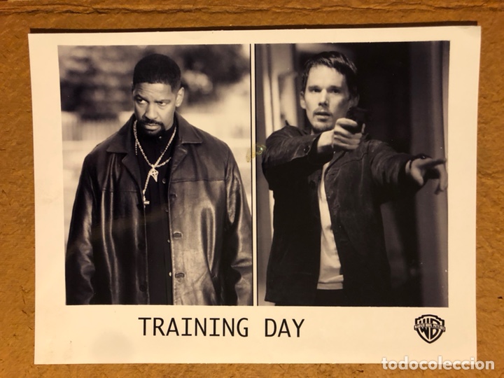 Cinema: TRAINING DAY (ETHAN HAWKE Y DENZEL WASHINGTON). FOTOGRAF&Iacute;AS PROMOCIONAL (2001).