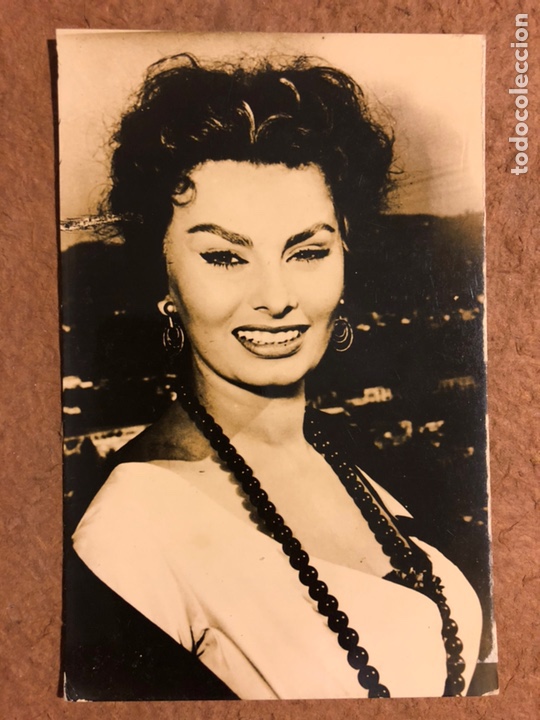 Cine: SOF&Iacute;A LOREN. ANTIGUA FOTOGRAF&Iacute;A POSTAL SIN CIRCULAR.