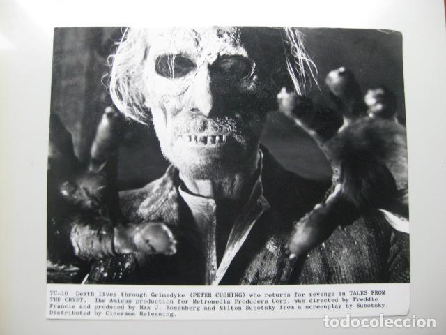 Cine: tales from the crypt - foto original b/n - peter cushing amicus production Freddie Francis film