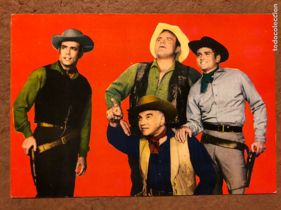 Cinema: BONANZA &ldquo;LOS CARTWRIGHTS&rdquo;. POSTAL SIN CIRCULAR OSCARCOLOR N&deg; 595.