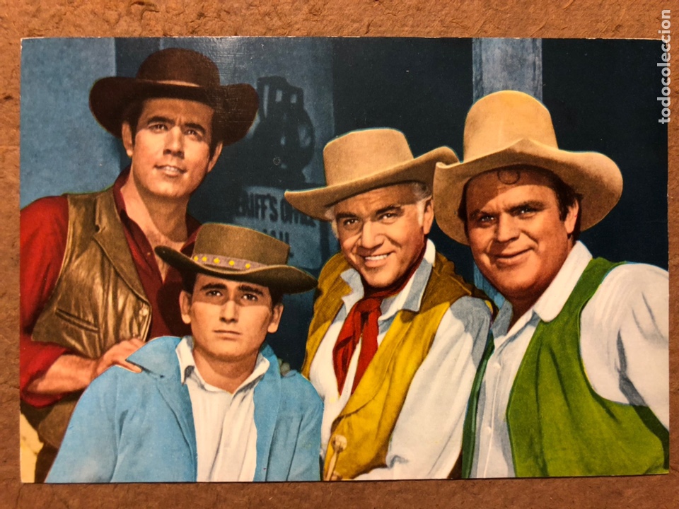 Cinema: BONANZA &ldquo;LOS CARTWRIGHTS&rdquo;. POSTAL SIN CIRCULAR.
