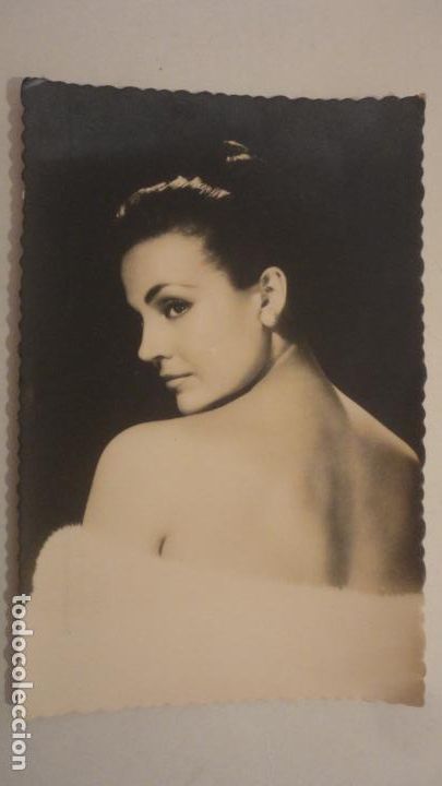 Cine: ANTIGUA POSTAL FOGRAFICA.CARMEN SEVILLA.PARAMOUNT.PAN AMERICAN STORE.MADRID