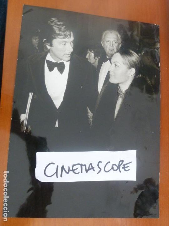 Cine: romy schneider robert evans foto original antigua
