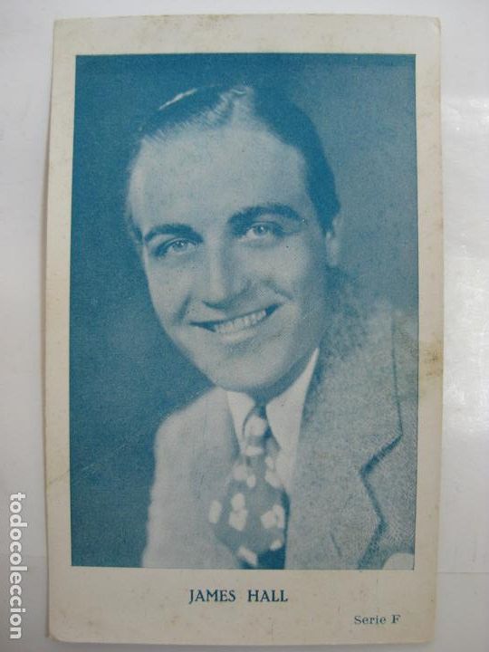 Cinema: ANTIGUO FOTO CROMO POSTAL - SERIE F - JAMES HALL