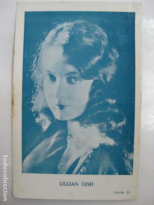 Cinema: ANTIGUO FOTO CROMO POSTAL - SERIE D - LILLIAN GISH