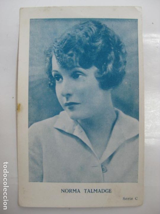Cinema: ANTIGUO FOTO CROMO POSTAL - SERIE C - NORMA TALMADGE