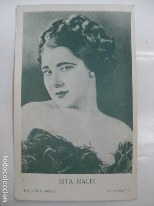 Kino: ANTIGUO FOTO CROMO POSTAL - SERIE B N&ordm;8 - NITA NALDI