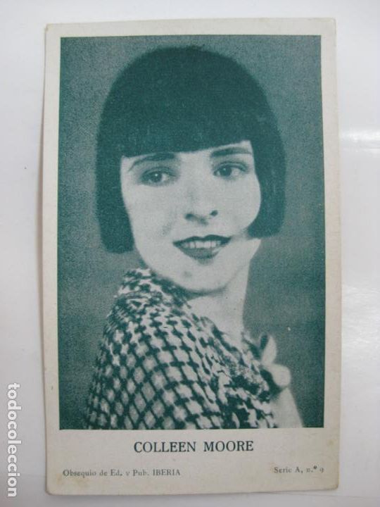 Kino: ANTIGUO FOTO CROMO POSTAL - SERIE A N&ordm;9 - COLLEEN MOORE