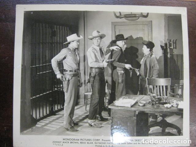 Cine: under arizona skies - foto original b/n - johnny mack brown Riley Hill Lambert Hillyer film