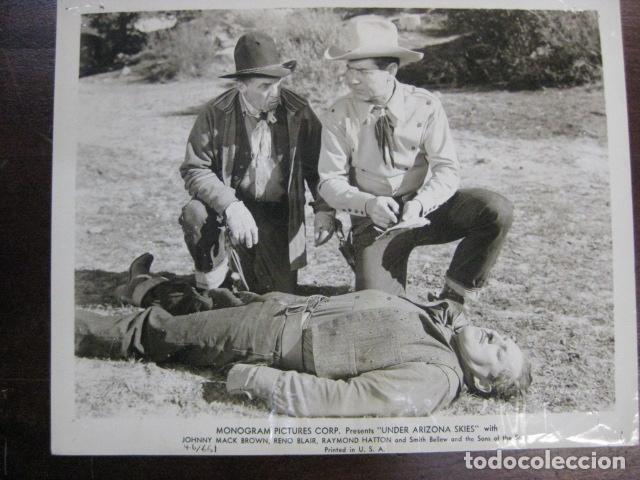 Cine: under arizona skies - foto original b/n - johnny mack brown Lambert Hillyer film