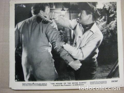 Cine: the house of the seven hawks - foto original b/n - La casa de los Siete Halcones Robert Taylor
