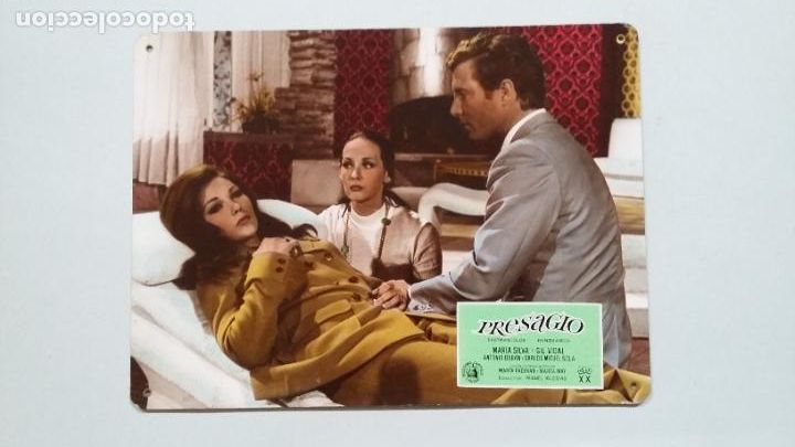 Kino: FOTOCROMO CARTON PRESAGIO. MARIA SILVA. GIL VIDAL. ANTONIO DURAN. CARLOS MIGUEL SOLA. TDKC56