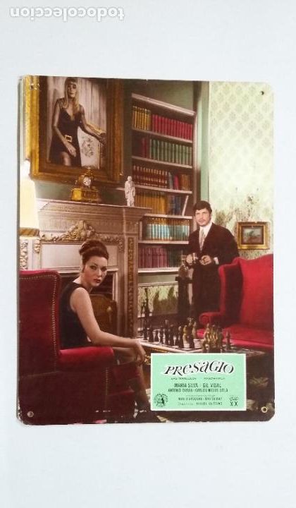 Kino: FOTOCROMO CARTON PRESAGIO. MARIA SILVA. GIL VIDAL. ANTONIO DURAN. CARLOS MIGUEL SOLA. TDKC56