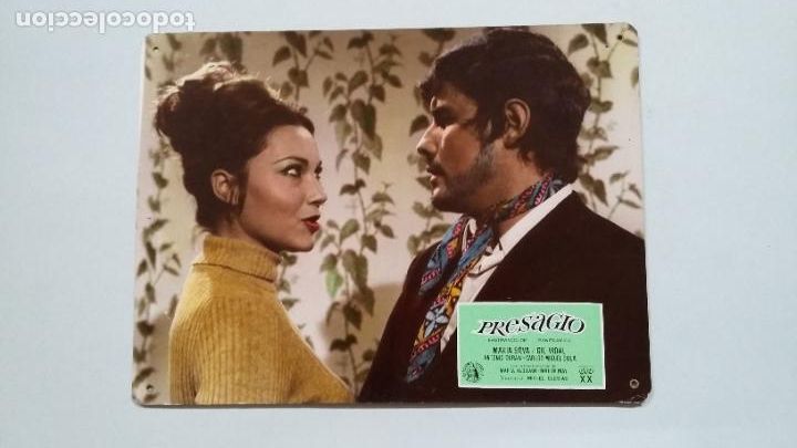 Kino: FOTOCROMO CARTON PRESAGIO. MARIA SILVA. GIL VIDAL. ANTONIO DURAN. CARLOS MIGUEL SOLA. TDKC56