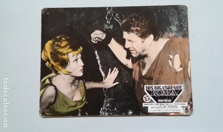 Kino: FOTOCROMO CARTON. LOS GIGANTES DE ROMA. RICHARD HARRISON. WANDA GUIDA. ETTORE MANNI. TDKC56