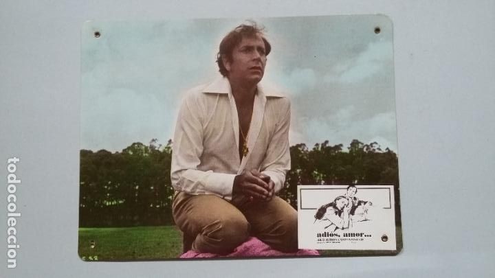 Cinema: FOTOCROMO CARTON. ADIOS AMOR. JULIO ALEMAN. SABY KAMALICH. TDKC56
