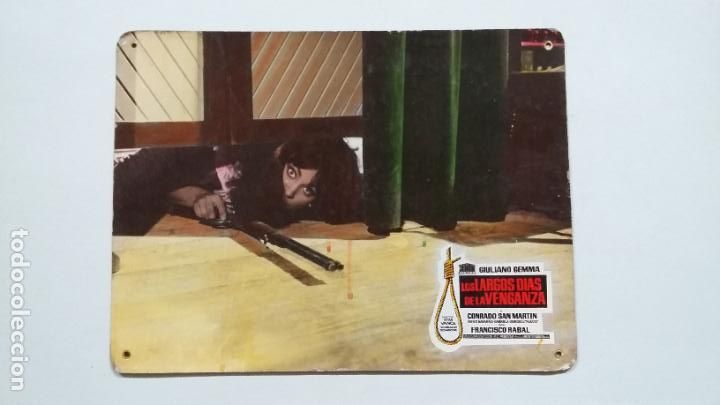 Kino: FOTOCROMO CARTON. LOS LARGOS DIAS DE LA VENGANZA. GIULIANO GEMMA. CONRADO SAN MARTIN. TDKC56