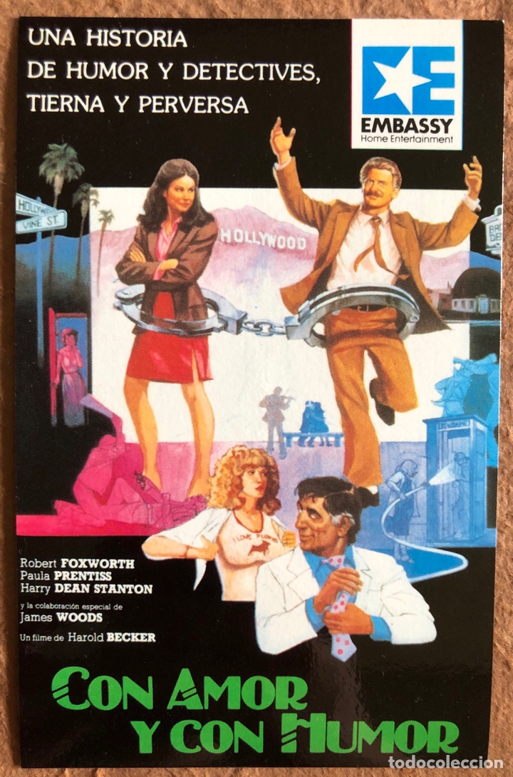 Cinema: CON AMOR Y CON HUMOR (HAROLD BECKER). POSTAL SIN CIRCULAR PROMOCIONAL DE LA PEL&Iacute;CULA