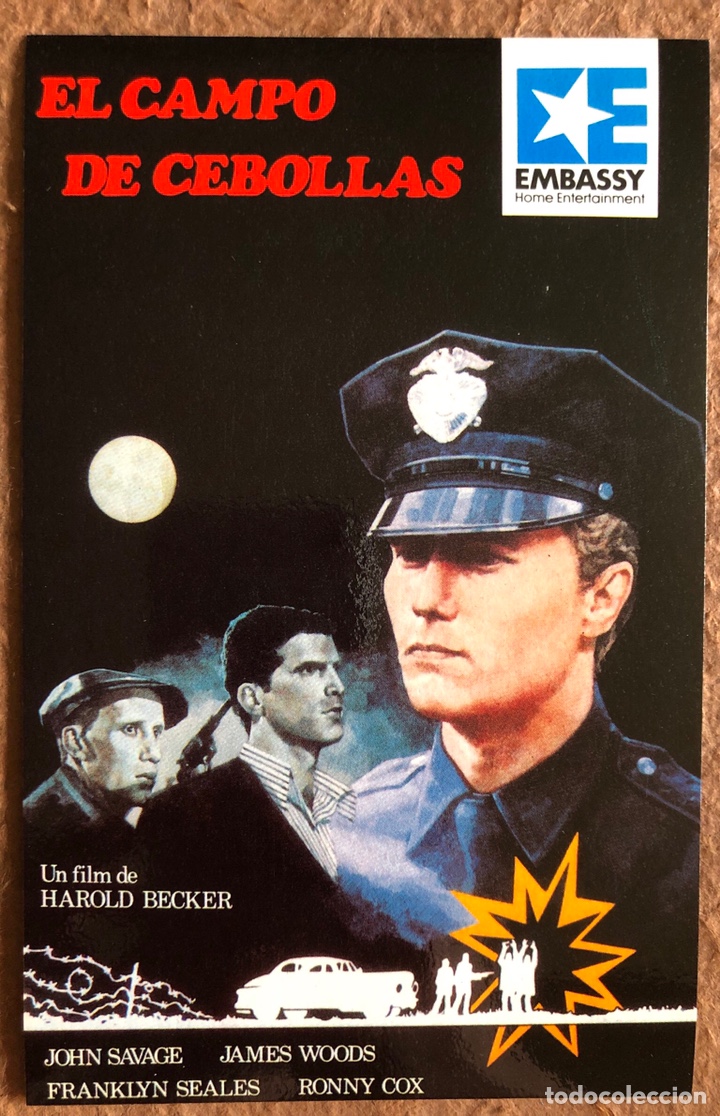 Cinema: EL CAMPO DE CEBOLLAS (HAROLD BECKER). POSTAL SIN CIRCULAR PROMOCIONAL DE LA PEL&Iacute;CULA.