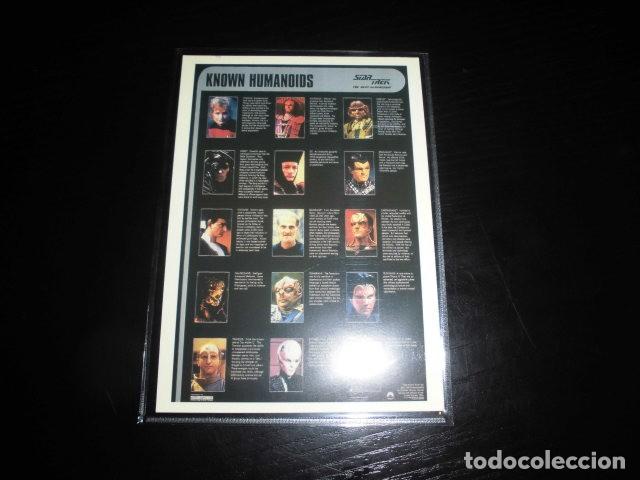 Cine: STAR TREK. THE NEXT GENERATION. POSTAL CINE. CINEMASCOPE COLLECTION N&ordm; 28. MUY BUEN ESTADO