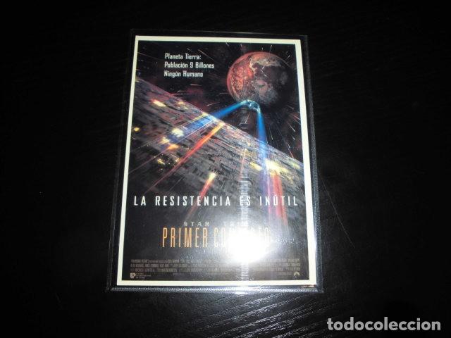 Cine: STAR TREK PRIMER CONTACTO. POSTAL CINE. MEMORY CARD N&ordm; 376. MUY BUEN ESTADO.