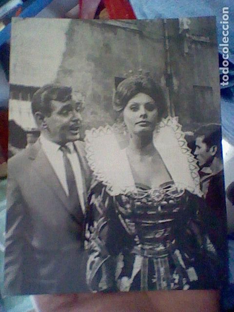 Cine: CAPRI  PELICULA GABLE SOFIA LOREN FOTOGRAFIA 16,5 X 12,7 CMS APROX 1960