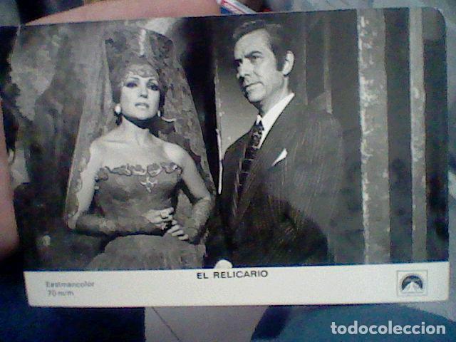Cine: EL RELICARIO  PELICULA CARMEN SEVILLA FOTOGRAFIA 18 X 12 CMS APROX 1970 TARJETA POSTAL