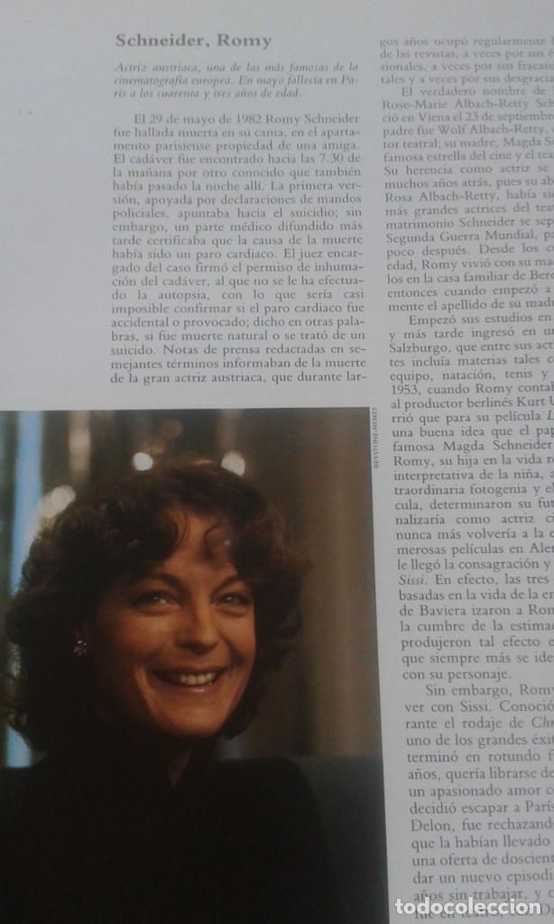 Cine: FALLECELA ACTIZ ROMY SCHNEIDER. RECORTE ANUARIO 1882 DIFUSORA INTERNACIONAL P