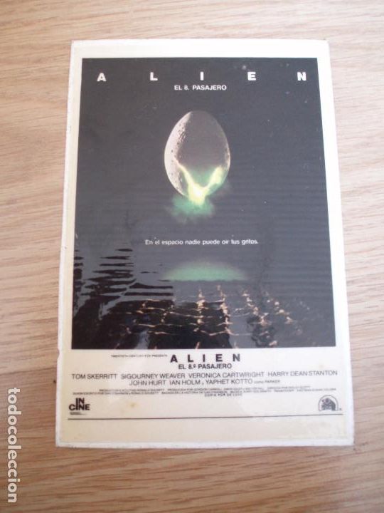 Cine: PEGATINA PROMOCIONAL ORIGINAL DE LA PELICULA ALIEN. EL 8&ordm; PASAJERO. IN CINE. FOX. DIR. RIDLEY SCOOT
