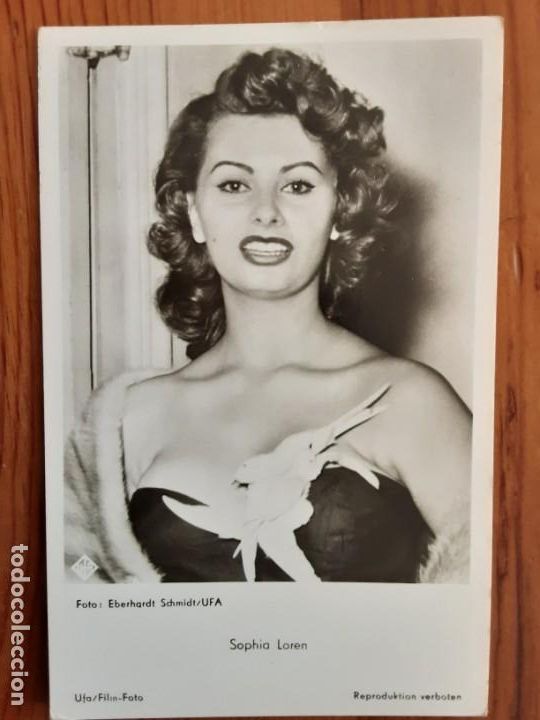 Cine: POSTAL ORIGINAL DE SOFIA LOREN, alemana