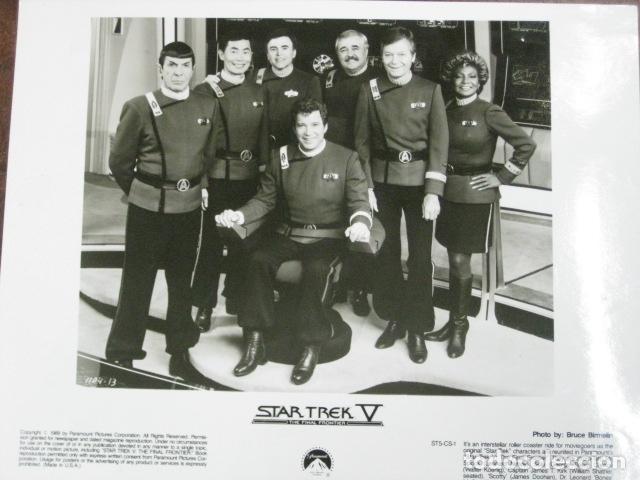 Cine: star trek V the final frontier - fotos original - leonard nimoy william shatner nichelle nichols