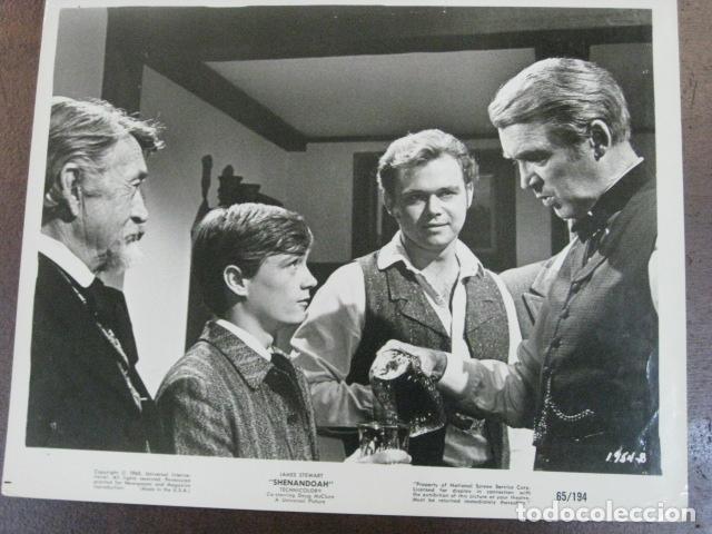 Cine: shenandoah - foto original b/n - western el valle de la violencia james stewart western