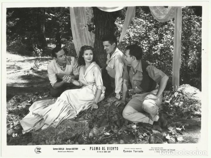 Cine: F31330 CARMEN SEVILLA GEORGES GUETARY JOSE LUIS OZORES JEAN GAVEN FOTO B/N ORIGINAL ESPA&Ntilde;OLA SUEVIA